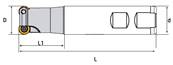 Fraise D40 d32 Z04 L150 RPMW 10 End Mill