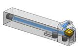 Porte outil de tournage lubrifié PCLNL 2525 M12-IKG1/8 External turning Holder (watercooled)